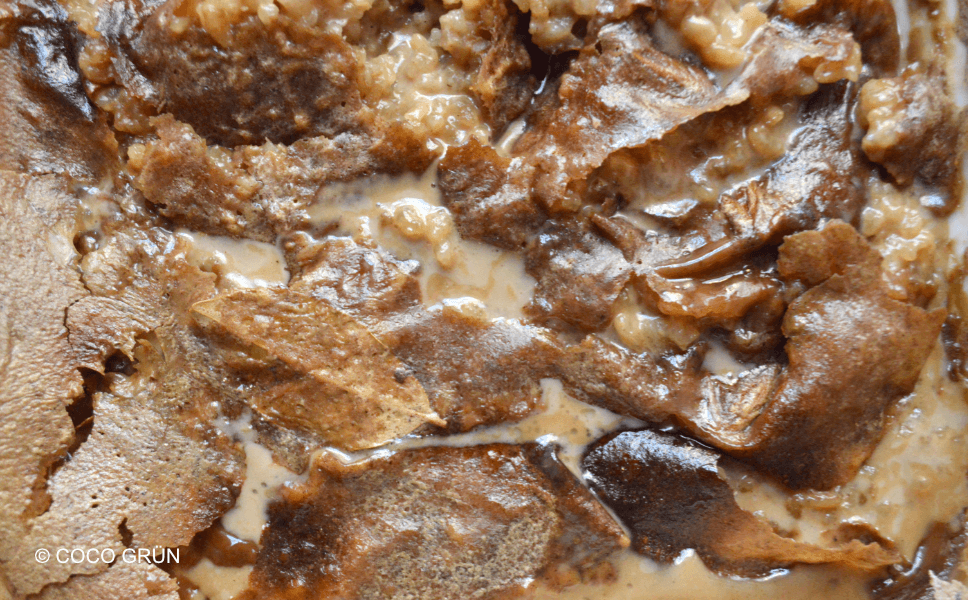 Milchreis mit Pappelknospen und Lorbeer