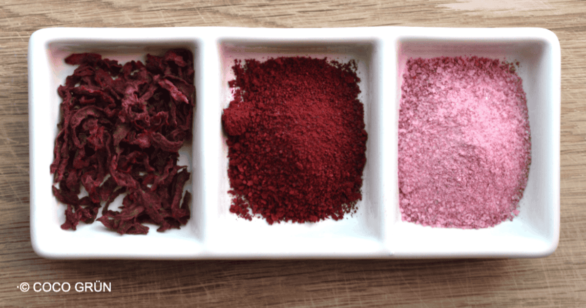 Rote Bete Salz in Schalen