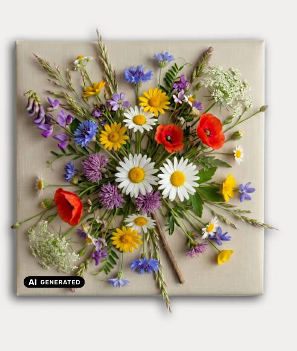 Geschenk Bundle 1 von COCO GRÜN zusammengestellt. Paket mit bunten Blüten dekoriert Geschenk Bundle 1 von COCO GRÜN zusammengestellt. Paket mit bunten Blüten dekoriert